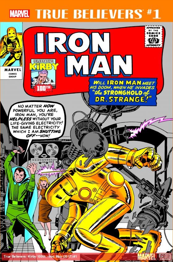 Cover of True Believers: Kirby 100th - Iron Man (2017) - #1