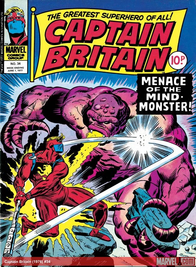 Cover of Captain Britain (1976) - #34