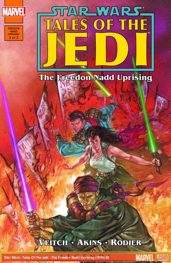 Cover of Star Wars: Tales Of The Jedi - The Freedon Nadd Uprising (1994) - #2