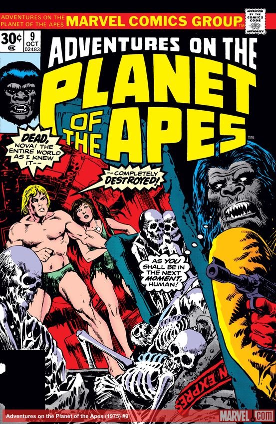 Cover of Adventures On The Planet Of The Apes (1975) - #9