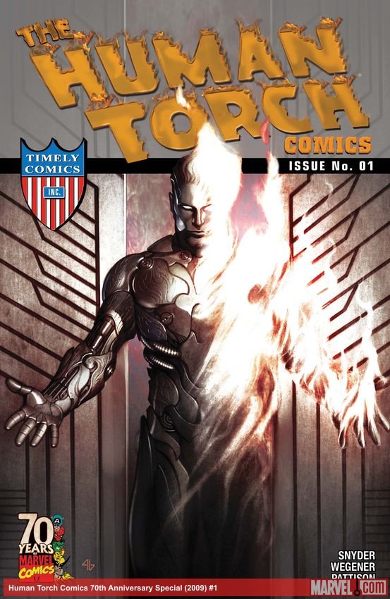 Cover of Human Torch Comics 70Th Anniversary Special (2009) - #1