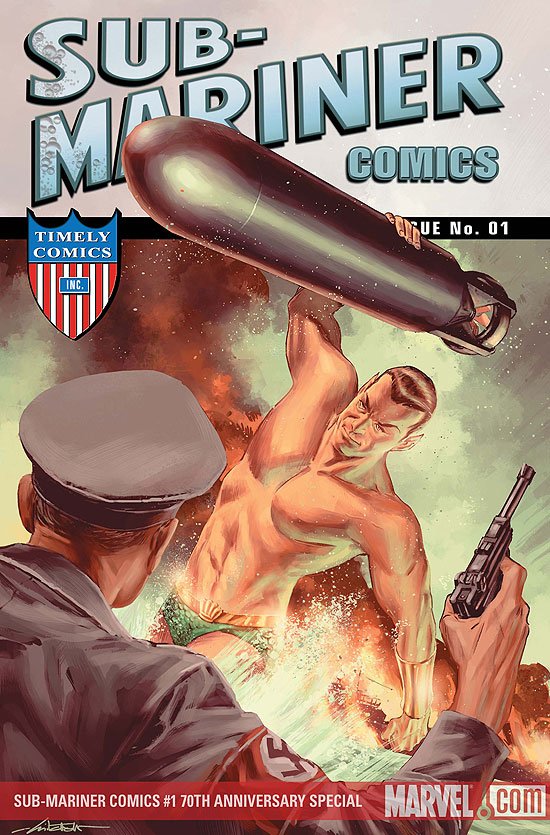 Cover of Sub-Mariner Comics 70Th Anniversary Special (2009) - #1