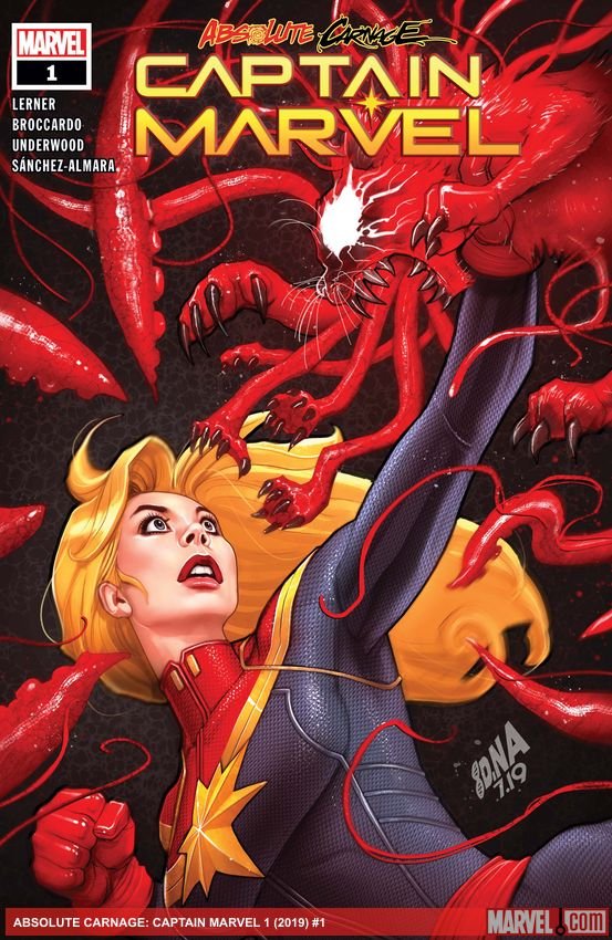 Cover of Absolute Carnage: Captain Marvel (2019) - #1