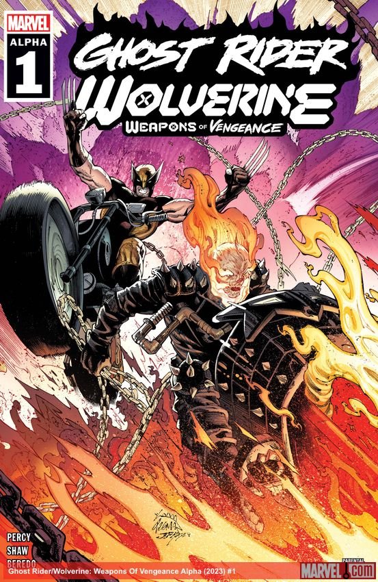 Cover of Ghost Rider/Wolverine: Weapons Of Vengeance Alpha (2023) - #1