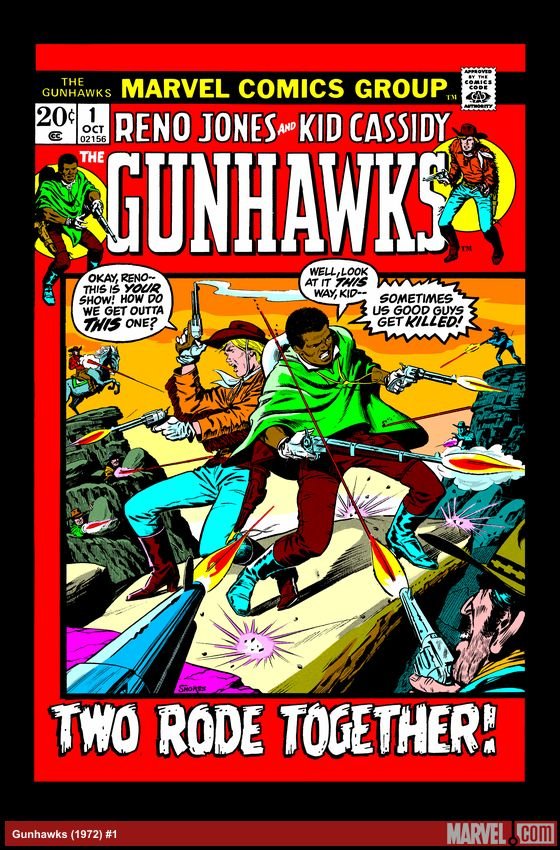 Cover of Gunhawks (1972) - #1