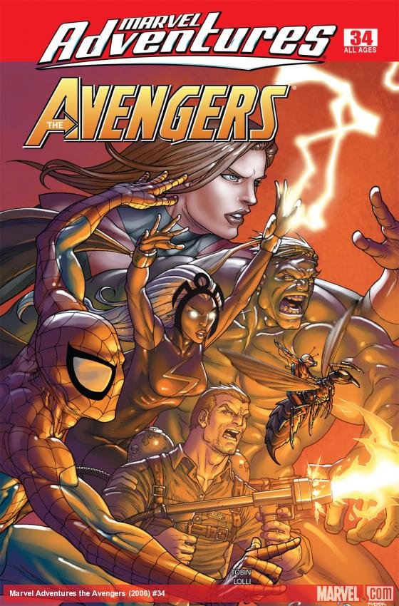 Cover of Marvel Adventures The Avengers (2006) - #34