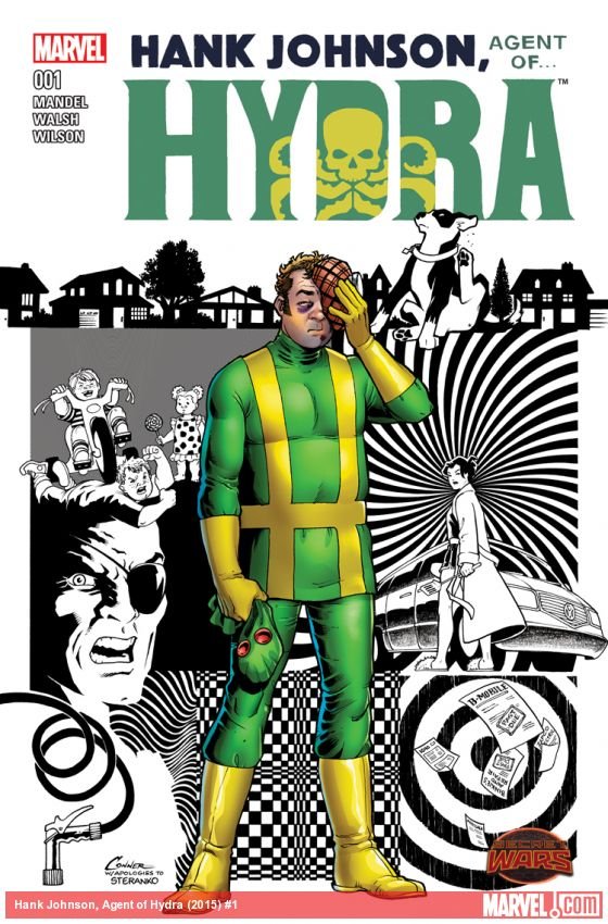 Cover of Hank Johnson, Agent Of Hydra (2015) - #1