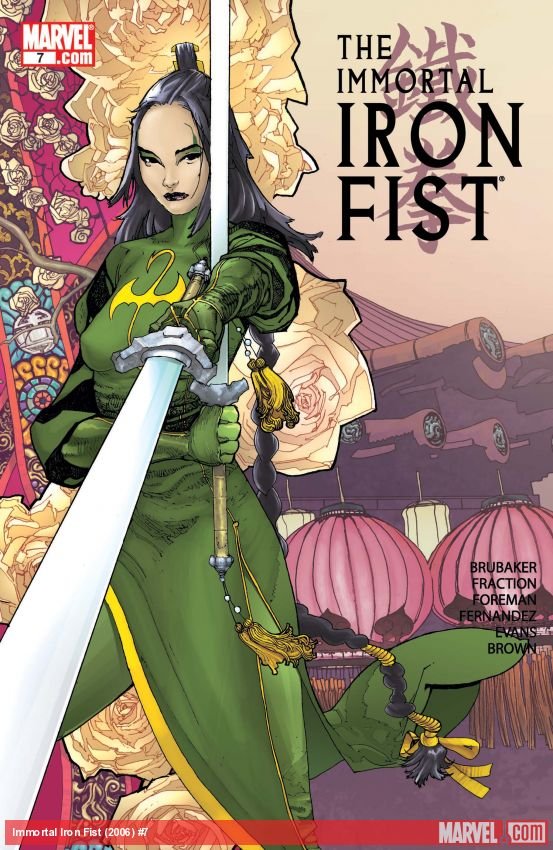 Cover of The Immortal Iron Fist (2006) - #7