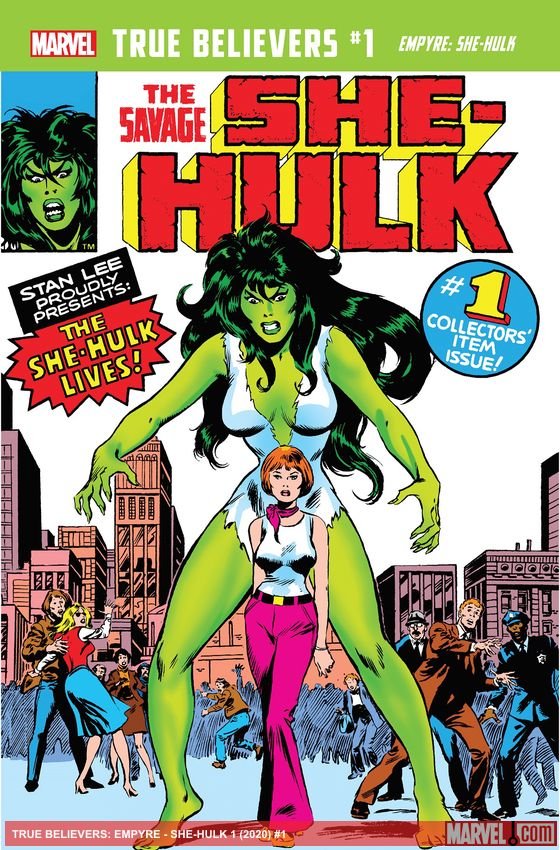 Cover of True Believers: Empyre - She-Hulk (2020) - #1