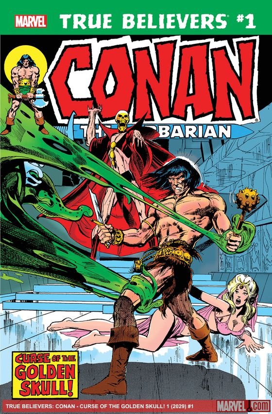 Cover of True Believers: Conan - Curse of the Golden Skull! (2019) - #1