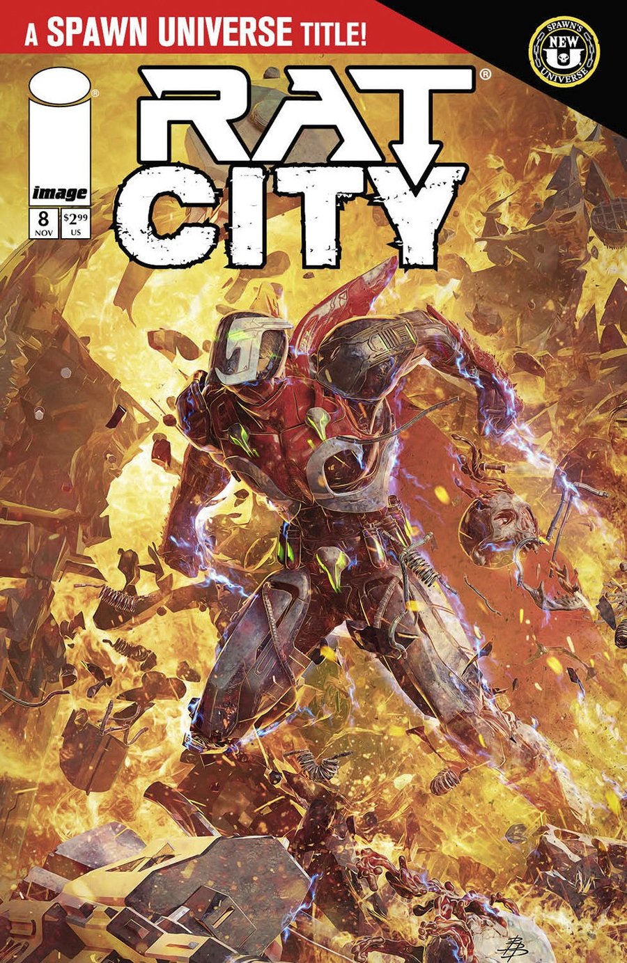 Cover of SPAWN Rat City (2024) - #8