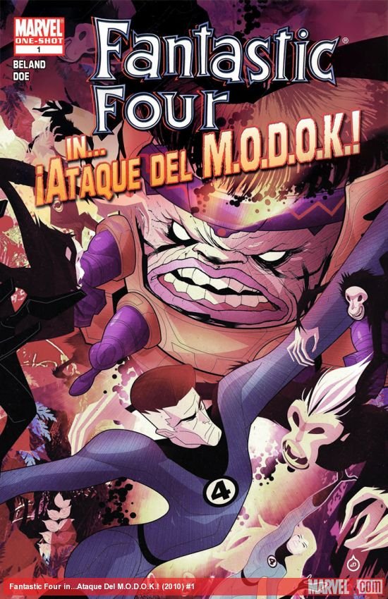 Cover of Fantastic Four In...Ataque Del M.o.d.o.k.! (2010) - #1