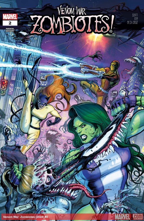 Cover of Venom War: Zombiotes (2024) - #2