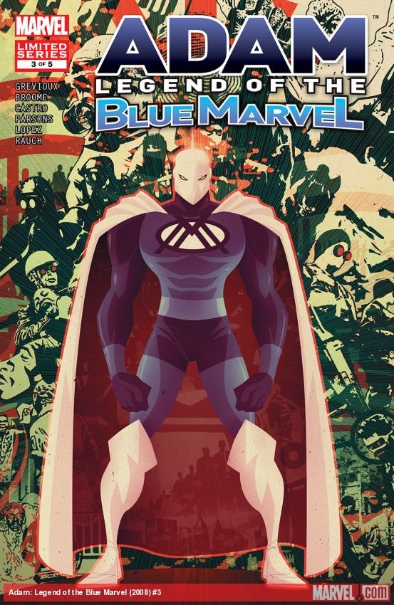 Cover of Adam: Legend Of The Blue Marvel (2008) - #3