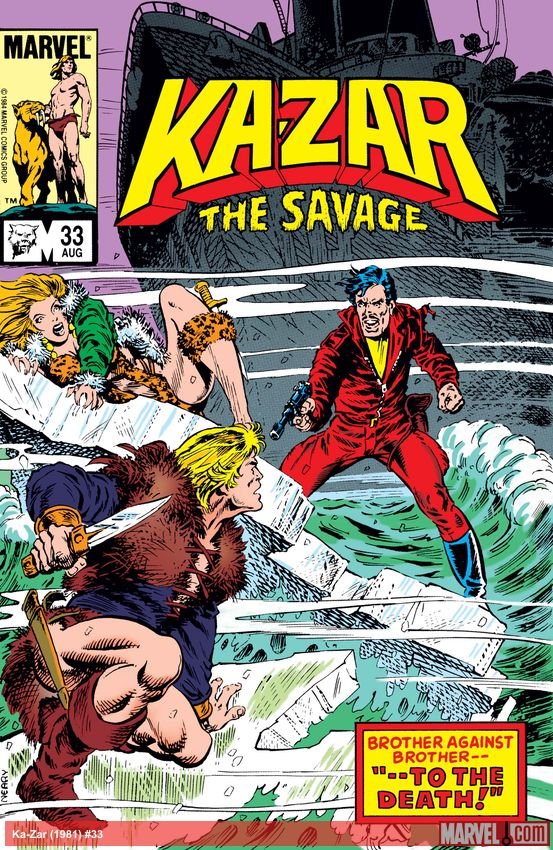 Cover of Ka-Zar The Savage (1981) - #33