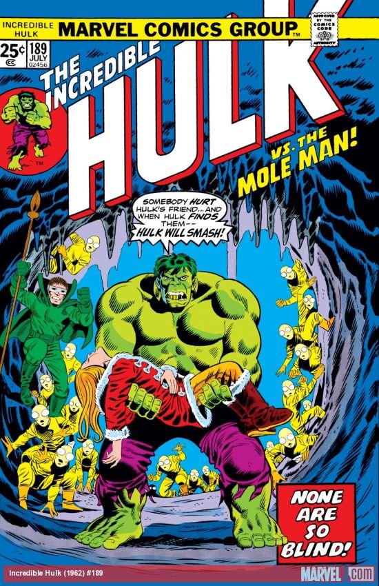 Cover of Incredible Hulk (1962) - #189