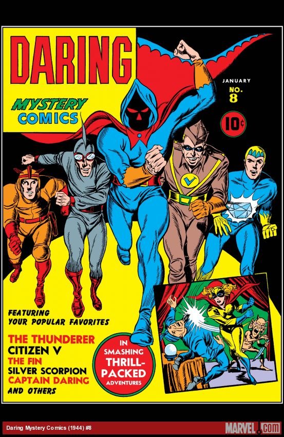 Cover of Daring Mystery Comics (1940) - #8