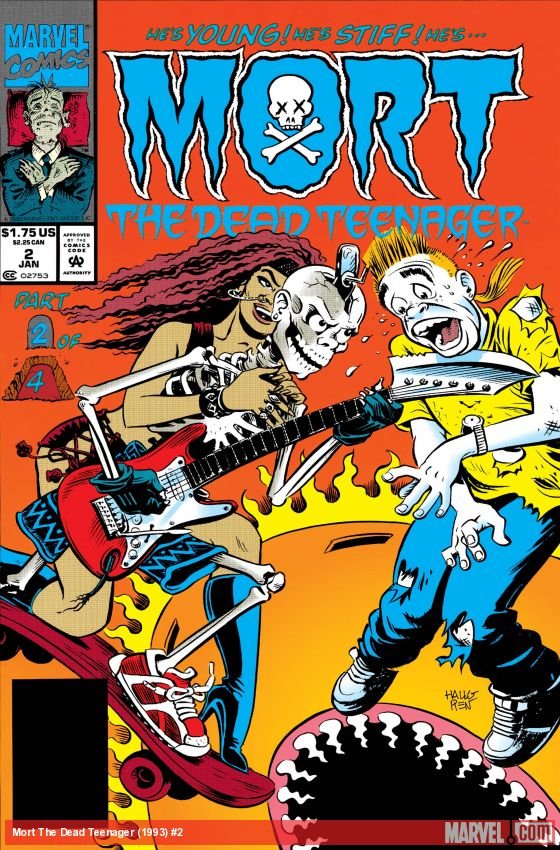 Cover of Mort The Dead Teenager (1993) - #2
