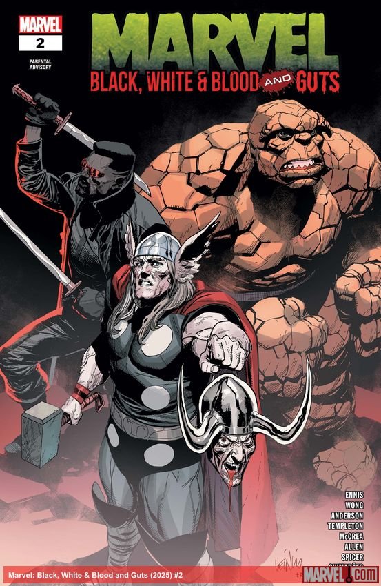 Cover of Marvel: Black, White & Blood And Guts (2025) - #2