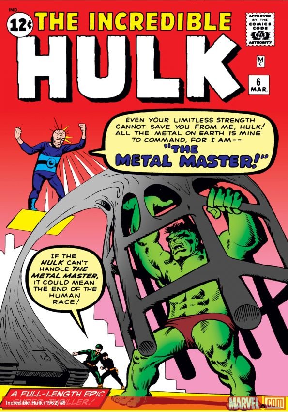 Cover of Incredible Hulk (1962) - #6