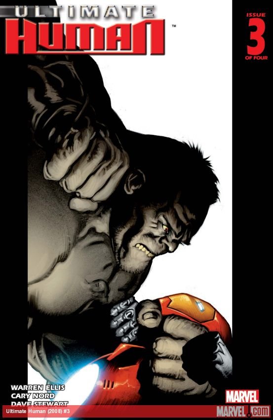 Cover of Ultimate Human (2008) - #3
