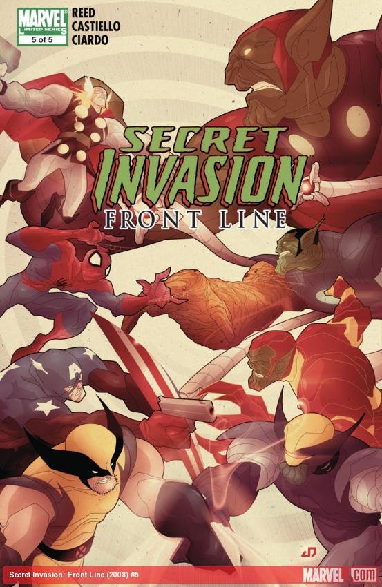 Cover of Secret Invasion: Front Line (2008) - #5