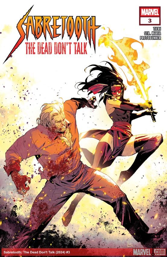 Cover of Sabretooth: The Dead Don't Talk (2024) - #3