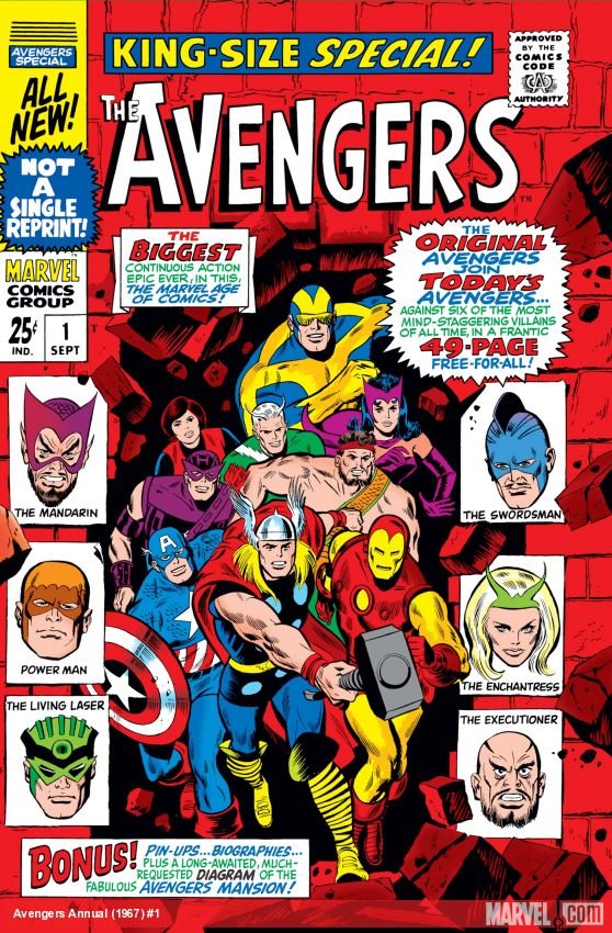 Cover of Avengers Annual (1967) - #1