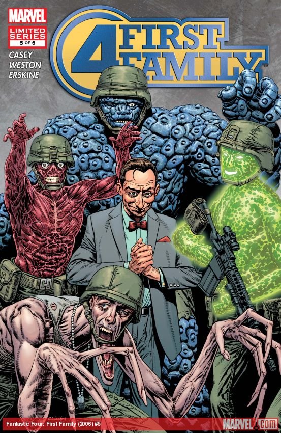 Cover of Fantastic Four: First Family (2006) - #5