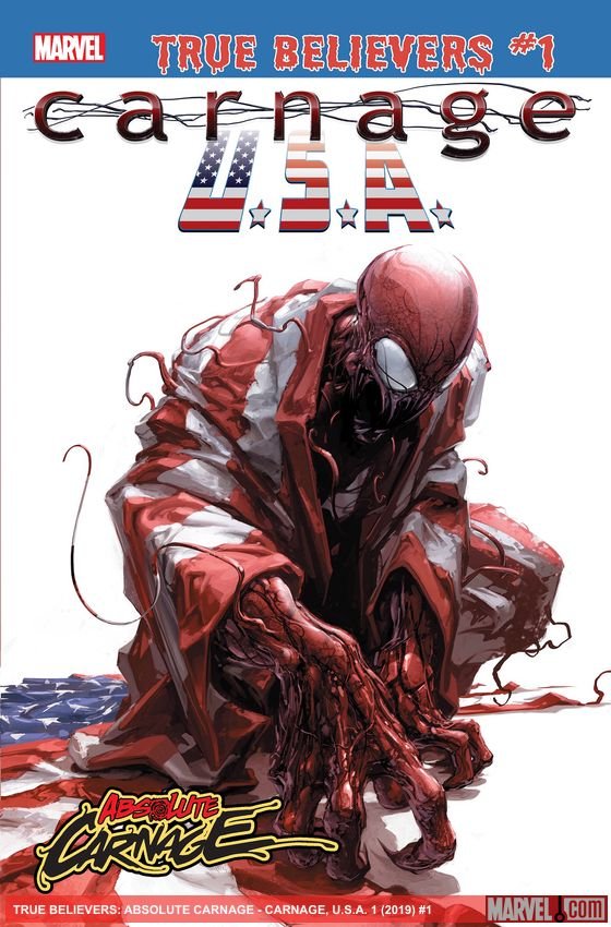 Cover of True Believers: Absolute Carnage - Carnage, U.S.A. (2019) - #1