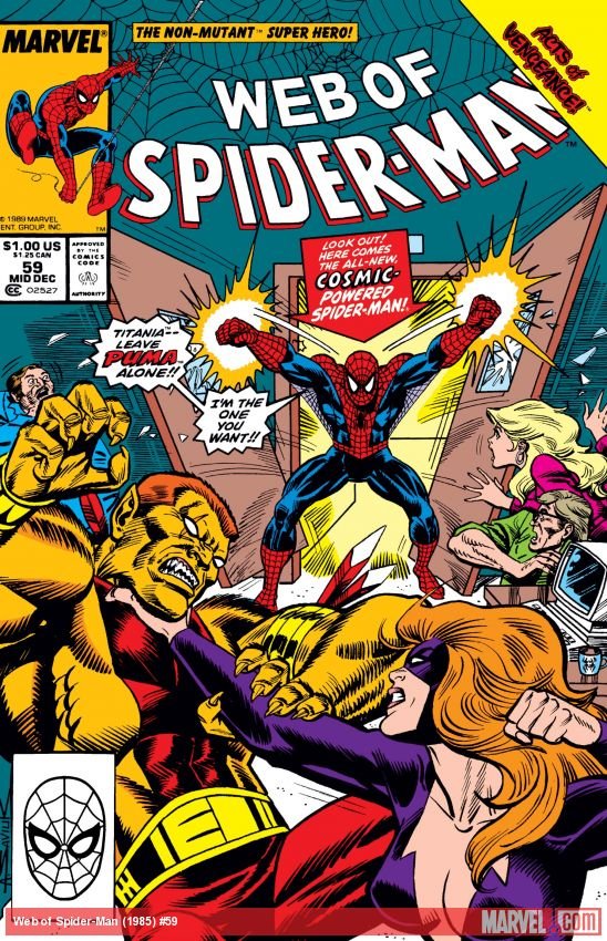 Cover of Web Of Spider-Man (1985) - #59