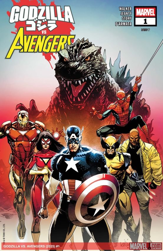 Cover of Godzilla Vs. Avengers (2025) - #1