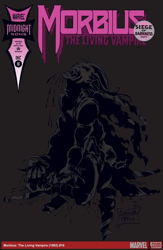 Cover of Morbius: The Living Vampire (1992) - #16