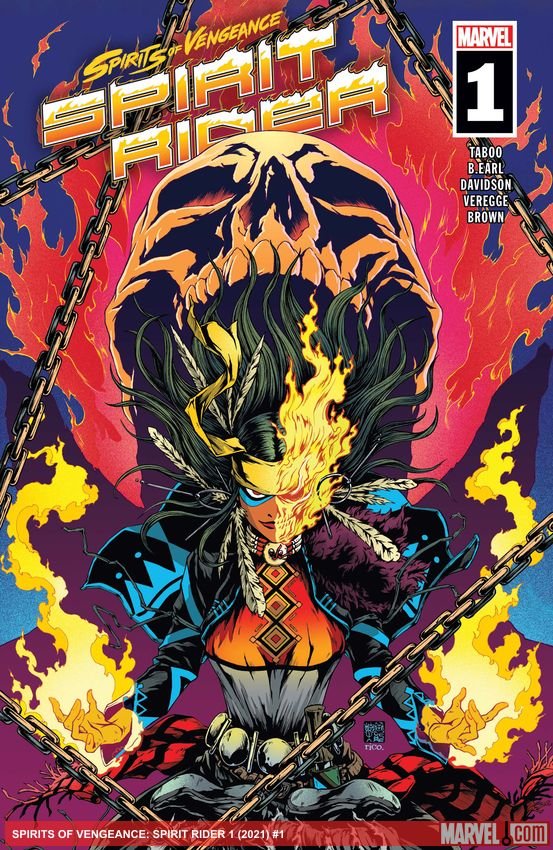 Cover of Spirits Of Vengeance: Spirit Rider (2021) - #1
