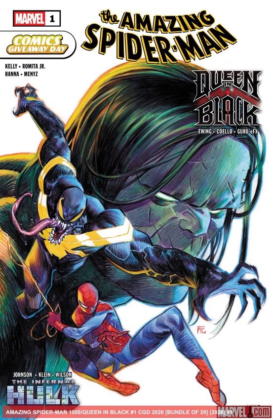 Cover of Amazing Spider-Man 1000/Queen In Black (2026) - #1