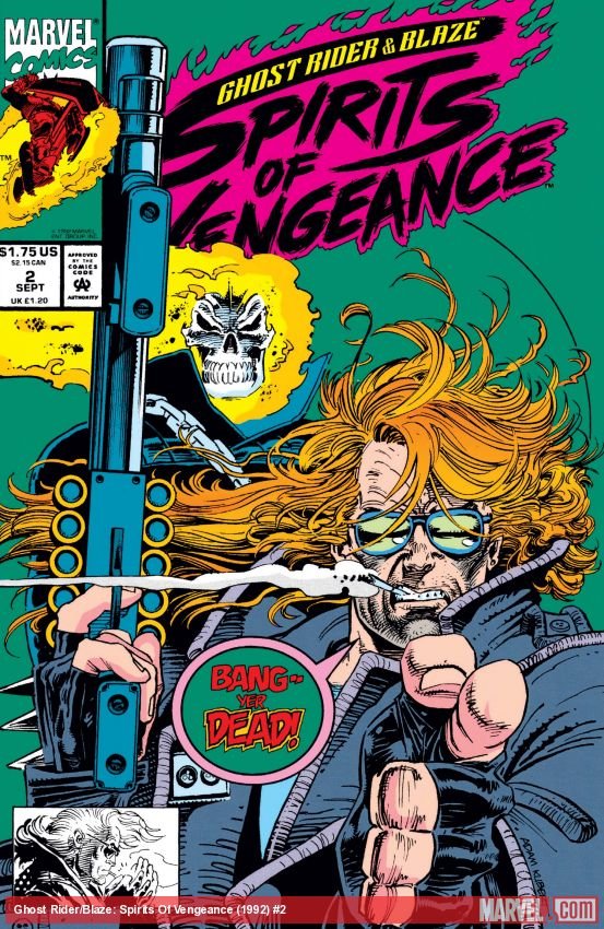 Cover of Ghost Rider/Blaze: Spirits Of Vengeance (1992) - #2