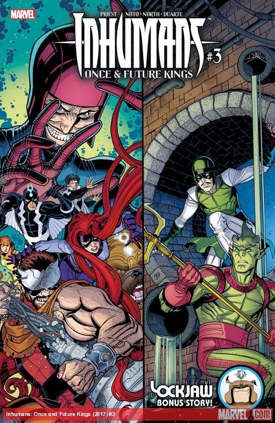 Cover of Inhumans: Once And Future Kings (2017) - #3