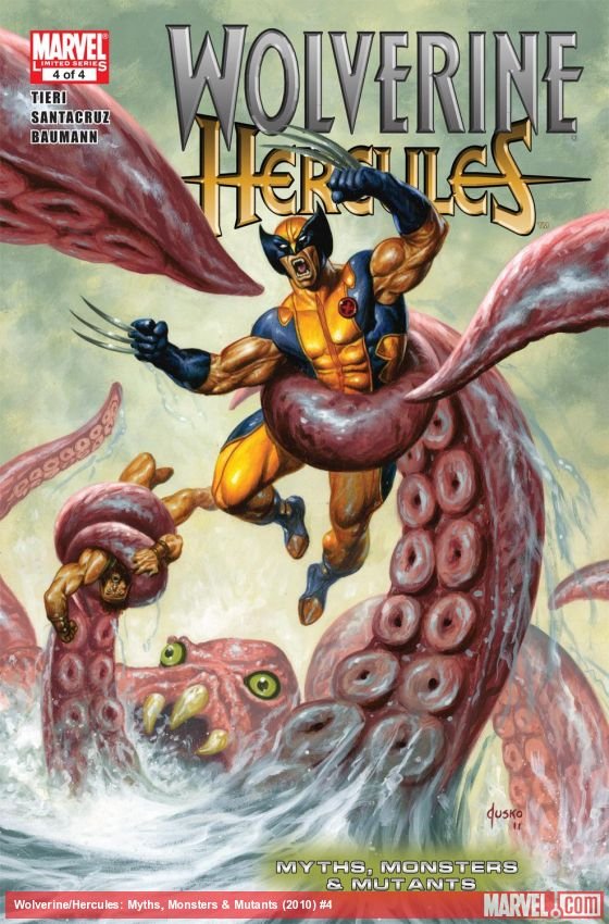 Cover of Wolverine/Hercules: Myths, Monsters & Mutants (2011) - #4