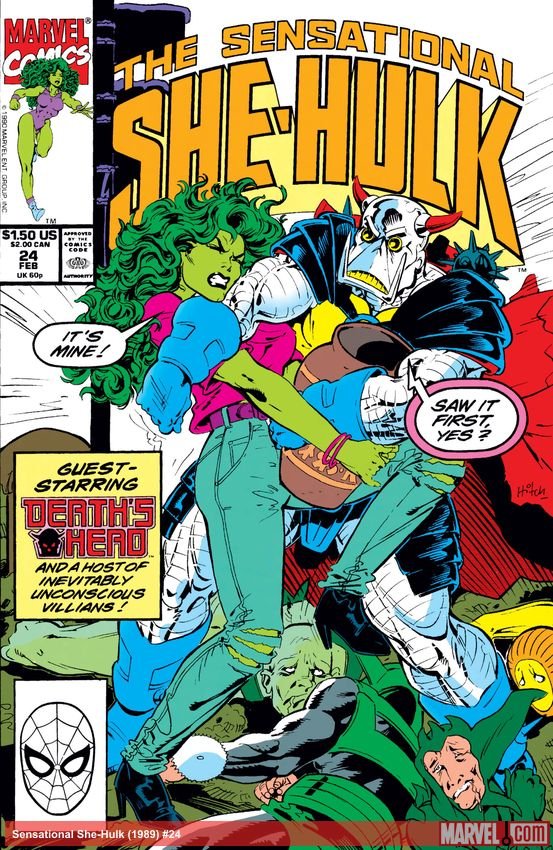 Cover of Sensational She-Hulk (1989) - #24