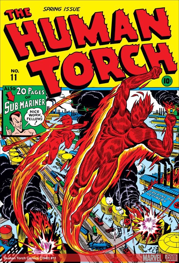 Cover of Human Torch Comics (1940) - #11