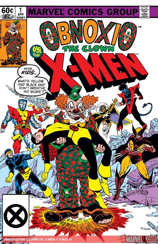 Cover of Obnoxio The Clown Vs. X-Men (1983) - #1