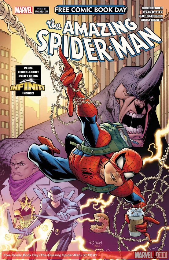 Cover of Free Comic Book Day 2018 (Amazing Spider-Man/Guardians Of The Galaxy) (2018) - #1