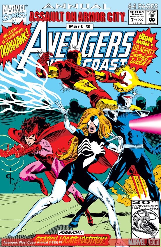 Cover of Avengers West Coast Annual (1989) - #7