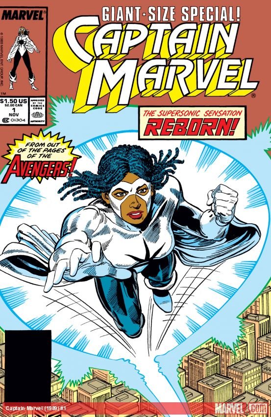Cover of Captain Marvel (1989) - #1