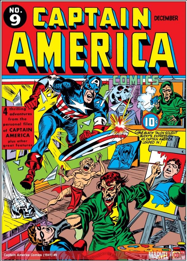 Cover of Captain America Comics (1941) - #9