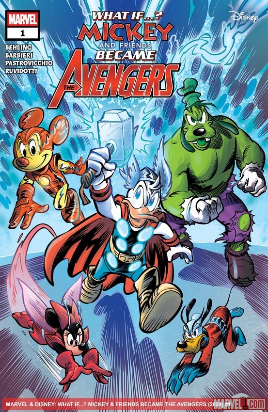 Cover of Marvel & Disney: What If…? Mickey & Friends Became The Avengers (2025) - #1
