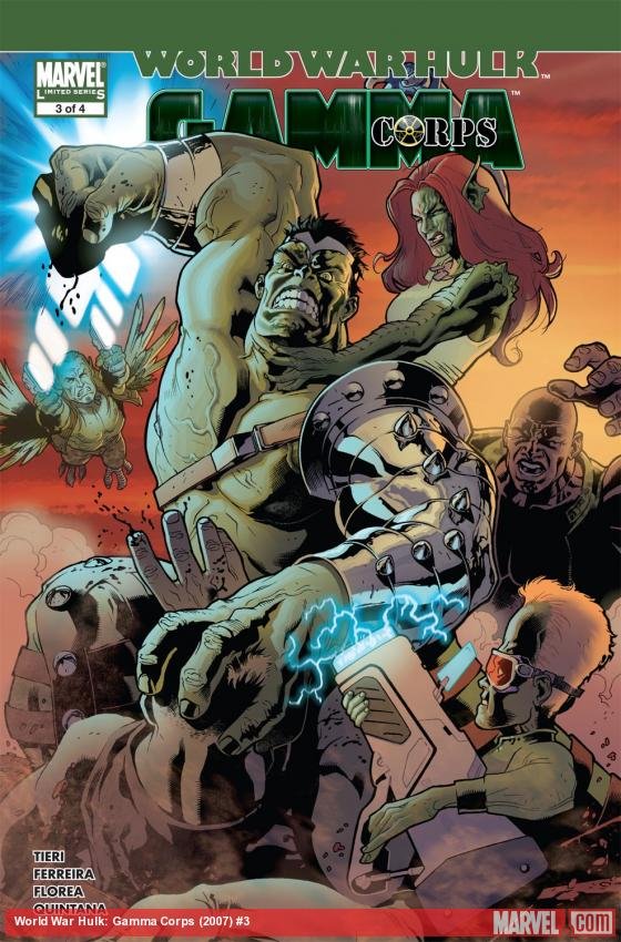 Cover of World War Hulk: Gamma Corps (2007) - #3