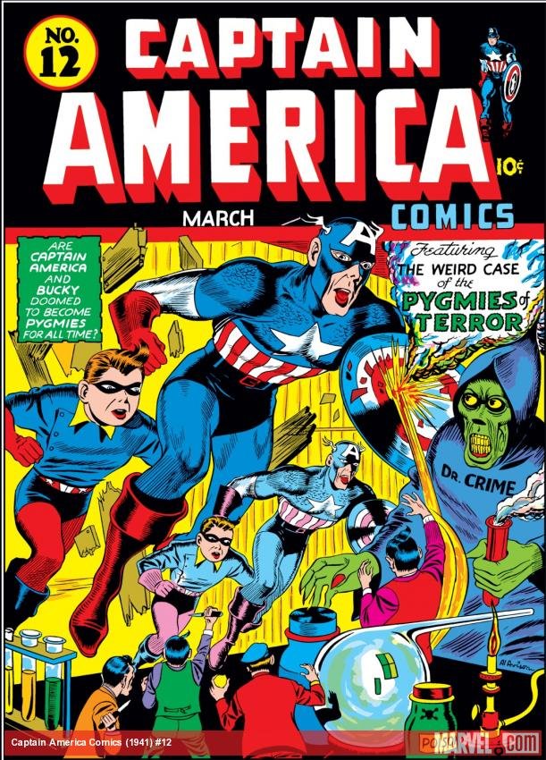 Cover of Captain America Comics (1941) - #12
