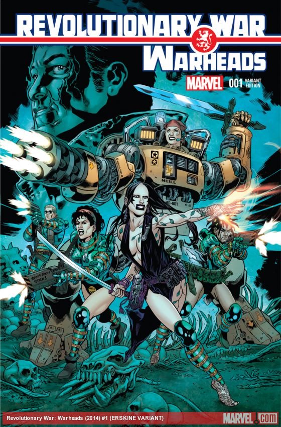 Cover of Revolutionary War: Warheads (2014) - #1