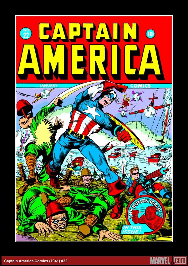 Cover of Captain America Comics (1941) - #22